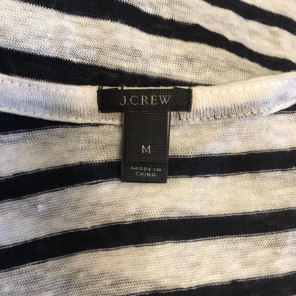 J. Crew Linen Studded Striped Tank - Picture 7 of 8